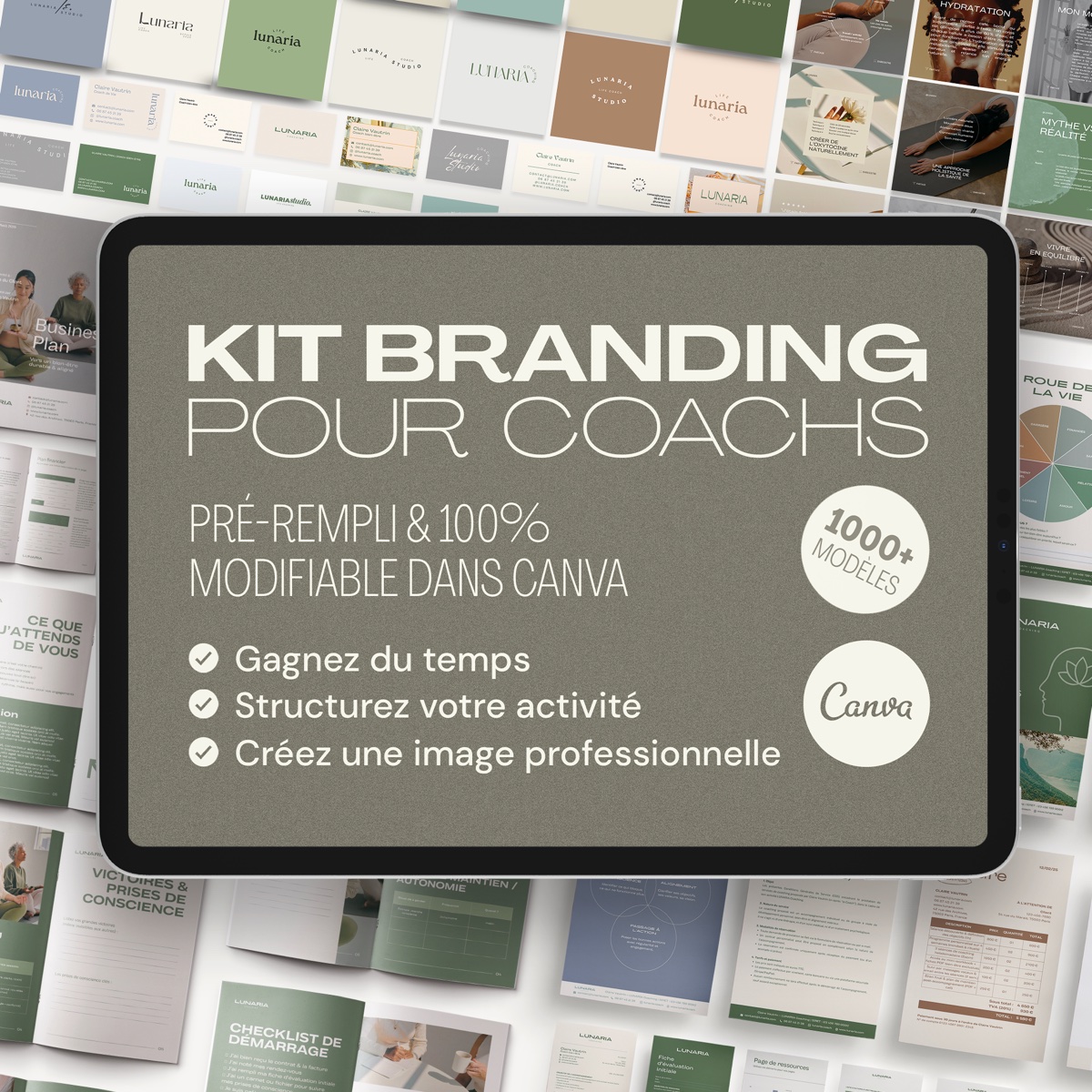 Kit Branding pour Coachs — aperçu du contenu