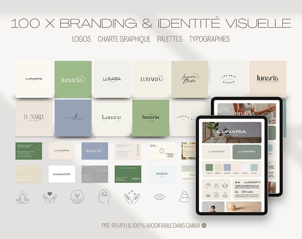 100 modèles Branding & Identité visuelle
