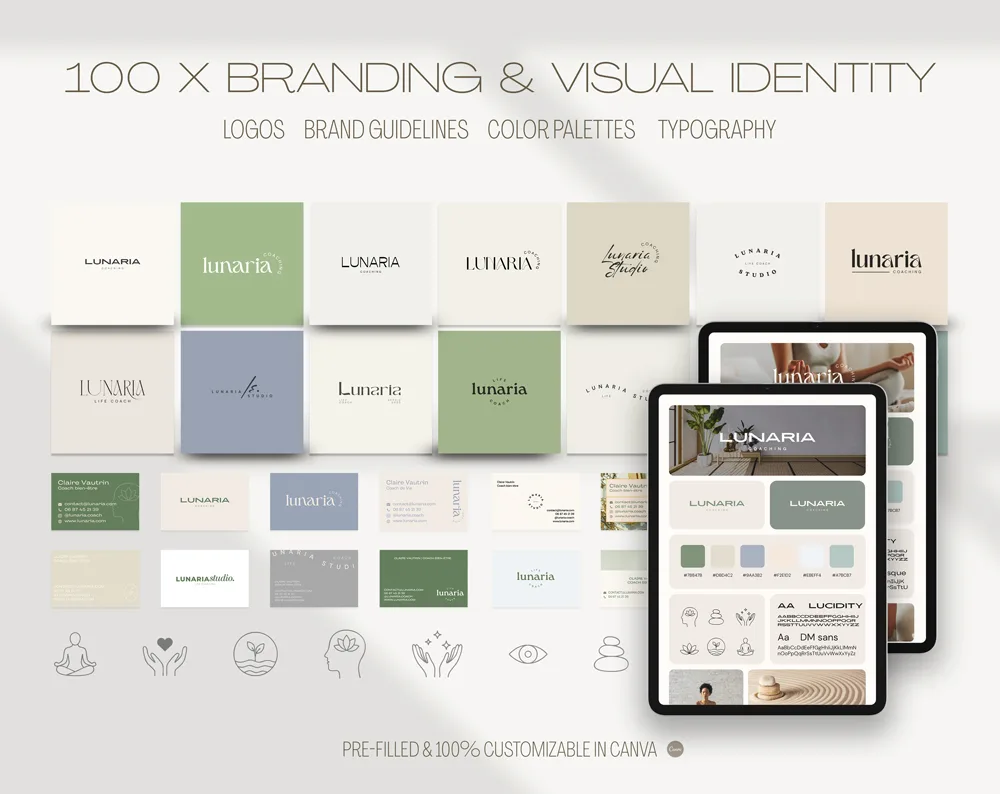 100 Branding & Visual Identity templates